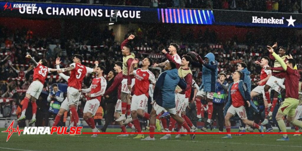 بطولة تاريخية تنتظره.. أرسنال يُقصي أتلتيكو مدريد ويضمن مكانه في نهائي دوري الأبطال ساكا يقود أرسنال للنهائي الأوروبي بهدف قاتل أمام أتلتيكو مدريد الغانرز في بودابست.. أرسنال يتجاوز أتلتيكو مدريد ويحجز مقعده في نهائي دوري أبطال أوروبا 2026